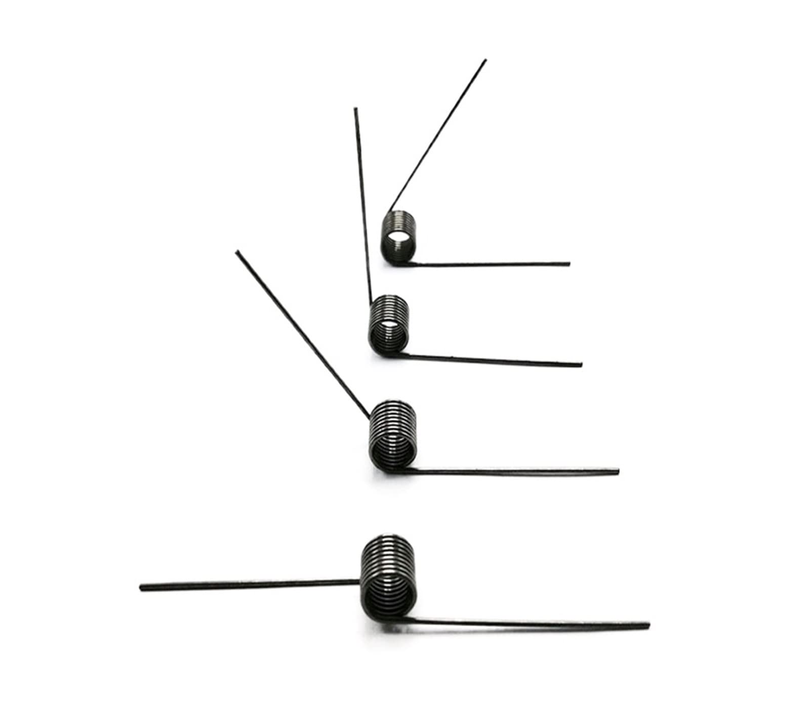 10 Molle Di Torsione In Acciaio - Diametro Filo 1.4 Mm, Angoli 60-180° | Per Applicazioni Industriali - Foto 7
