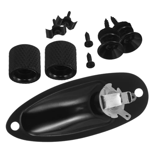 TEMPNAP エレキギター用ハードウェア 交換部品 ジャックソケット ストラップボタン ノブ キャップ ストリングツリー 各種ネジ付き