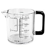 パール金属 日本製 耐熱 計量カップ食洗機対応 BLACKS C-8621 ブラック 200ml