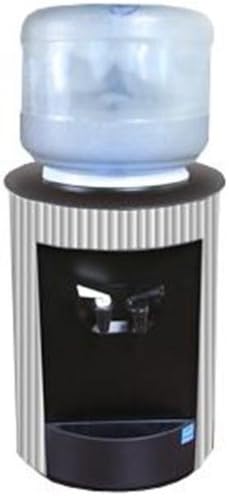 Celsius Countertop Bottled Water Cooler Brushed Aluminum, Room Temperature & Cold
