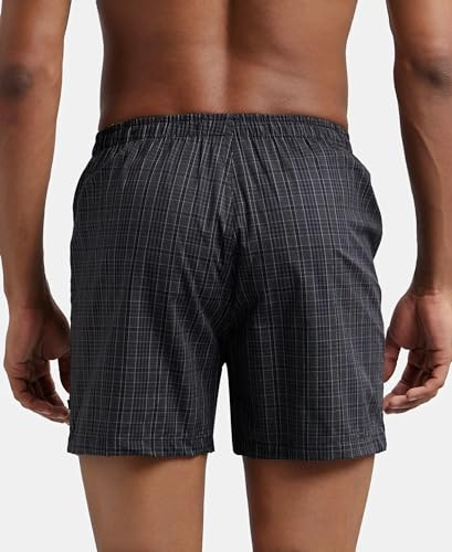 Image of Jockey 8222 Men Super Combed Mercerized Cotton Woven Printed Inner Boxers with Ultrasoft and Durable Inner Waistband (Pack of 2, Colors & Prints May Vary)