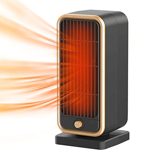 Chauffage Electrique, PTC Radiateur Soufflant Céramique 1000 W Chauffage à Air Chaud avec Système de Protection Contre la Surchauffe et le Renversement pour la Maison et le Bureau Cover