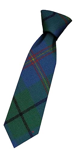 Cravate en laine pour garçon tartan Carmichael Ancient accessoire costume écosse