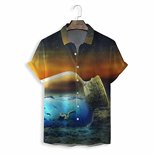 Chemise Hawaïenne de Qualité Supérieure au Design Étoile de Mer Chic