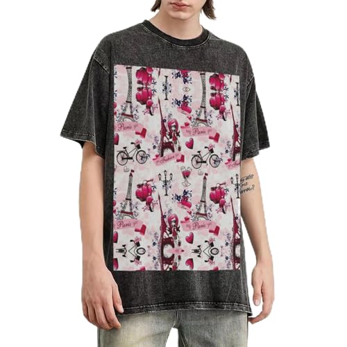 T-shirts surdimensionnés homme Paris, l'esprit t-shirt en coton vintage