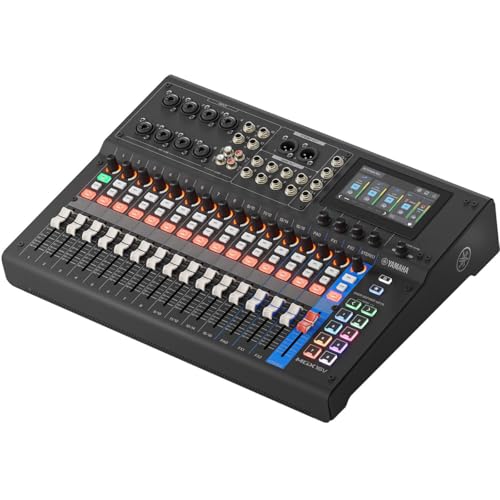 Image of Yamaha MGX16V 22ch Digital Mixing Console, Dual USB-C Audio /Video Interface, Includes Cubase Al, WaveLab Cast LE, Basic FX Suite and Steinberg Plus Software Bundle, Black MGX16V B