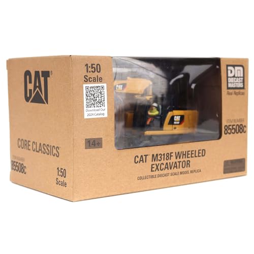 Excavadora Cat M318F a escala 1:50 modelo Diecast miniatura 7