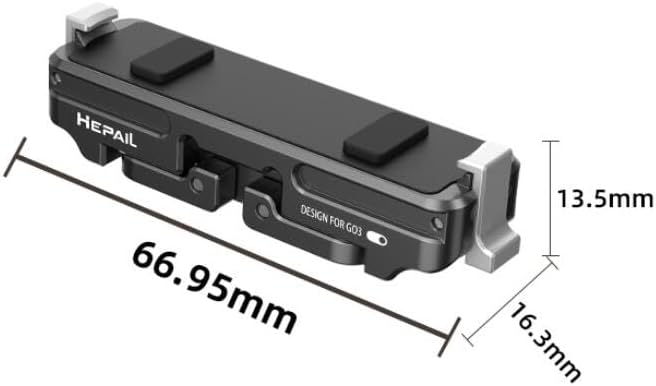 Miniatura 5 de Coyktonty Soporte magnéticoadaptador plegable para Insta360 GO 3GO 3S, accesorios magnéticos montaje de cámara, adaptador de conversión trípode