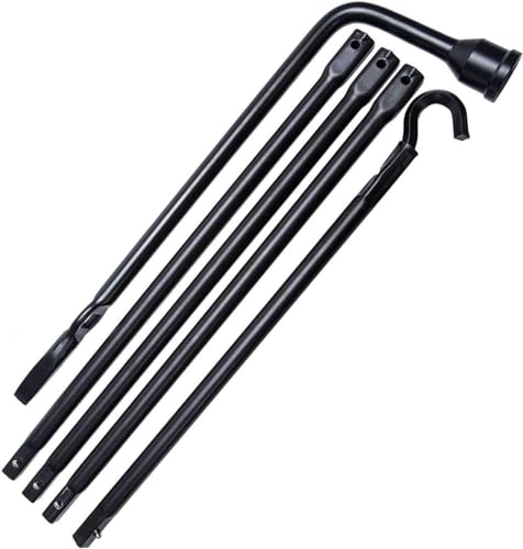Image of Heavy-Duty Tire Lug Wrench Tool Kit for 2002-2008 Dodge RAM 1500 - Carbon Steel, Rust-Resistant, Complete with Lug Nut Wrench, Extensions, Jack Wrench & Storage Case - Ideal for Tire Changes