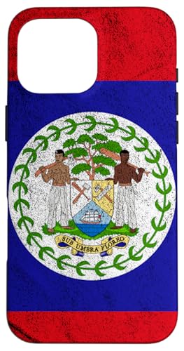 Carcasa para iPhone 16 Pro Max Belize Flag Colours Belizean Gift for Belizeans
