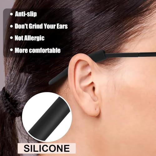 Anti-Slip Ear Pads for Glasses Silicone Grippers
