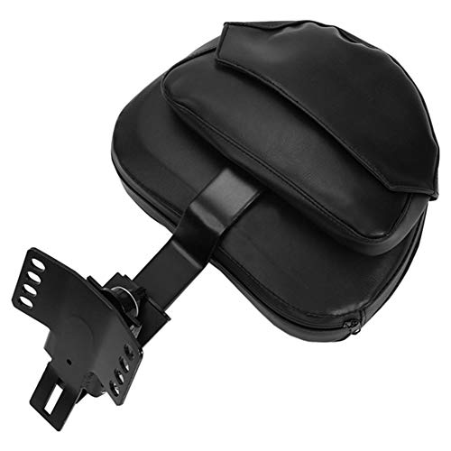 Adjustable Plug-in Driver Rider Backrest Mounting kit for Harley 1997-2019 Touring Models Road King, Street Glide, Road Glide, Electra Glide (Black Mount)