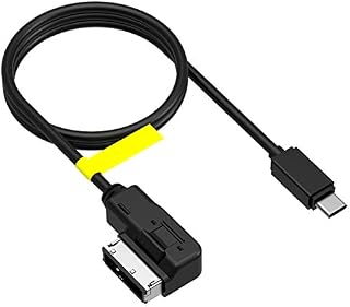 Chelink AMI to Type C Charger Cable For Audi V-W, USB C Car Charging Cord Adapter, Compatible with Pixel 2 XL HTC U11/U12+ Moto Z2 Huawei Samsung S9/S8/Note 8 LG G6 V30 For Audi V-W(Charge Only)