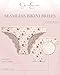 Jessica Simpson Women's Bikini Underwear - 5 Pack Sexy Lace Trim Seamless Panties Briefs for Women, Medium, Black/Black/Textured Animal Pearl Blush/Dolce/Mellow Garden Pearl