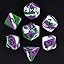 Purple White Green