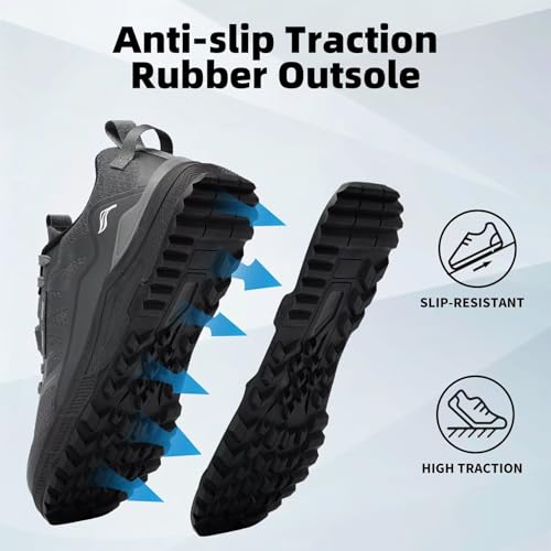 Lamincoa Wide Men's Sneakers Hiking Walking Lightweight Breathable Shoe Non-Slip Outdoor Sports Trail Running Tennis Sneaker4