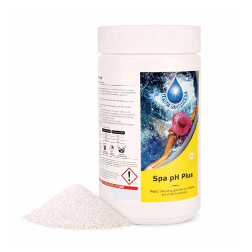 Image of 1 kg pH Plus Increaser Granules for Hot Tubs and Swimming Pools, pH Level Booster for Spa and Pool Water Balance, Improves Water Quality, Supports Chlorine Effectiveness and Comfortable Bathing