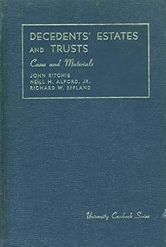 Hardcover Cases and Materials on Decedents' Estates and Trusts Book
