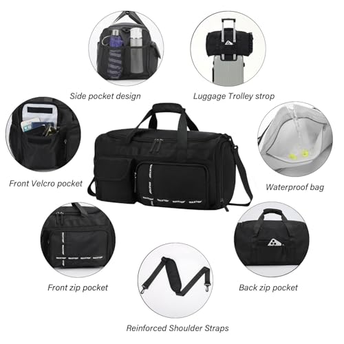 MAXTOP 3-in-1 Gym Bag for Women Duffle Bag with Shoe & Makeup Pouch by MAXTOP - Used condition - Image 5