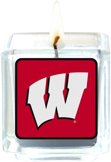 Siskiyou Sports NCAA Wisconsin Badgers Scented Candles, 4 pk One Size, Team Colors