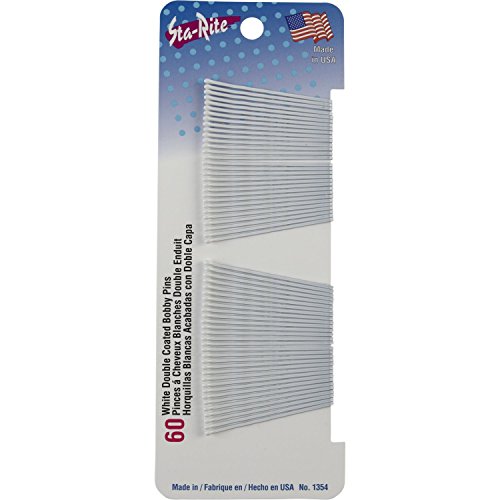 Sta-Rite White Bobby Pins - 60 Count #TOP2