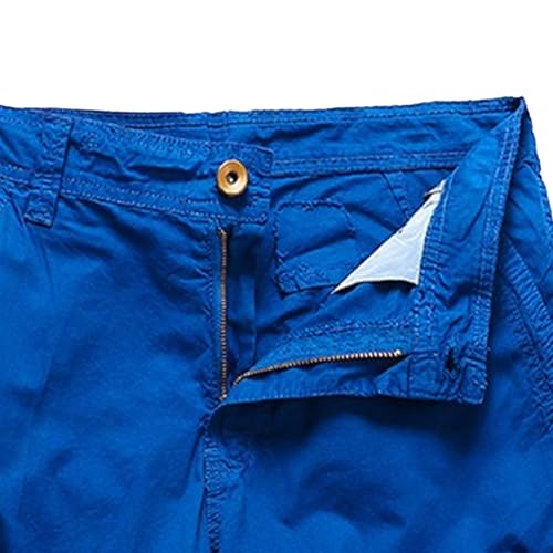 Shorts cargo livianos para hombre con múltiples bolsillos miniatura 7