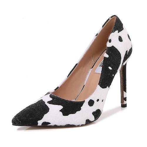 mm Women's Slip On Pointed Toe Stiletto Heel Dress Pumps2