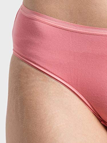 Image of Jockey 1807 Women's High Coverage Micro Modal Elastane Stretch Mid Waist Hipster with Ultrasoft Exposed Waistband