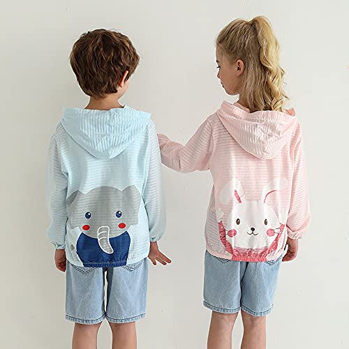 Toddler Sun UV Protection Cartoon Hoodie Kids Sunscreen Lightweight Jacket Outwear For Summer2