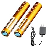 WILON 2 Pcs Bottle Service Lights Rechargeable Waterproof Bottle Service Sparklers Reusable Handheld Girl Lights LED Baton Strobe Light for Parties Bar Club Nightclub Birthday Weddings