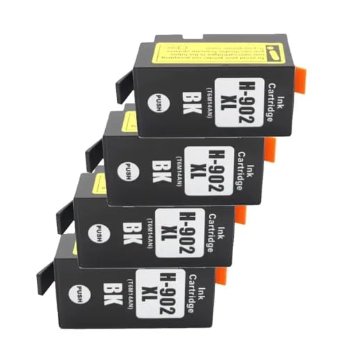 Cartouche d'encre 902XL noir pour télétravail et dossiers scolaires sur Officejet 6954
