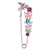 Produktbild ICUTEDIY Chandail Châle Clips Strass Papillon Broche Broches Vintage Cardigan Col Épingles De Sécurité pour Femmes Vêtements Accessoires