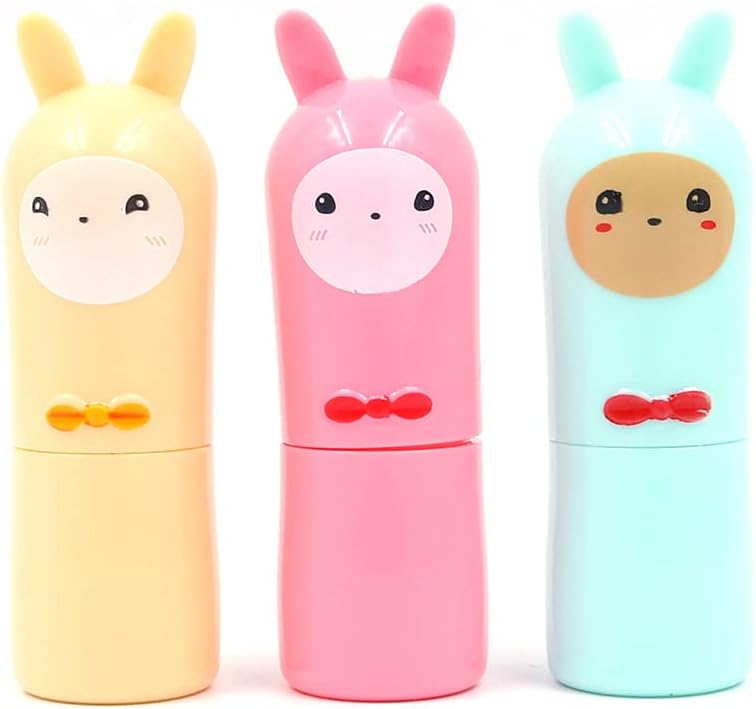Namvo 3pcs Empty Lip Balm Jars Lip Balm DIY Plastic Lip Balm with Cap for DIY Makeup Travel Cosmetics Daily Life