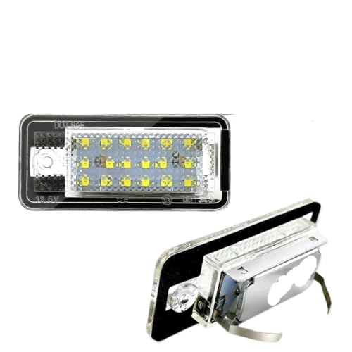 Luz matrícula LED compatible con Audi RS6 S6 C6 S5 Q7 A8 S8 lámpara sin error 2