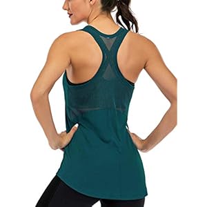 ICTIVE Workout Tank Tops for Women Sleeveless Yoga Shirts for Women Mesh Racerback Muscle Tank Tops