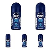 NIVEA Antitranspirant Fresh Active roll-on, 50ml (Packung mit 5)