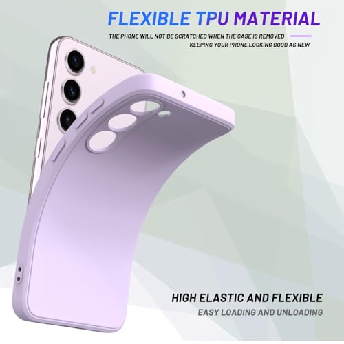 Image of for Samsung Galaxy S23 Plus Case Purple, Scratch Resistant with Soft Touch, Slim Thin Phone Cover for Samsung Galaxy S23 Plus