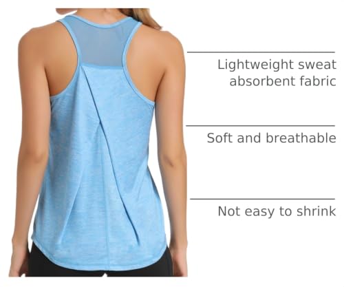 Image of Aeuui Womens Workout Tops for Women Racerback Tank Tops