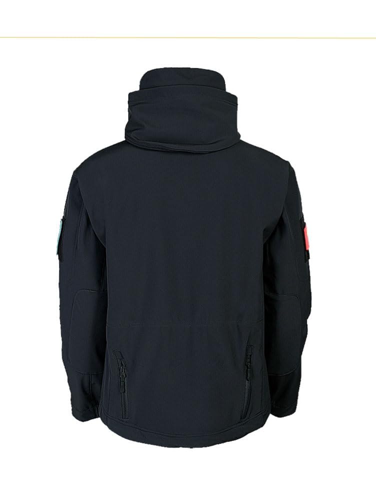Homme 2 Pièces Tactique de Costume Vêtements Chaud Veste Impermeable Manteau Hiver Uniforme Militaire Tenue Blouson de Combat et Cargo Pantalon pour Camping