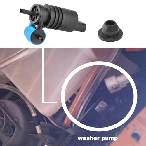 CLKE Wasserpumpe 12v, Waschwasserpumpe, Scheibenwaschpumpe, Wischwasser Auto Pumpe, Waschwasserpumpe Scheibenreinigung Waschwasserpumpe für A3 A4 VW Passat Golf 4 Polo