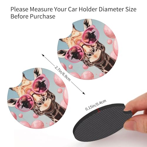 Posavasos para Auto de Neopreno 2 Pack Multicolor miniatura 2