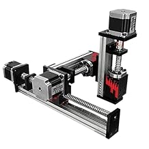 Linear Rail, Linear Sliding Gide 3 Axis Table Stage Vertical Positioning System Ball Screw Linear Guide with Stepper Motor