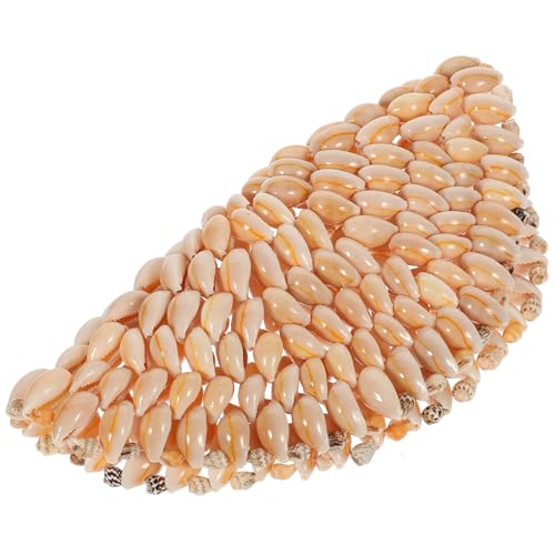 NULYLU Posavasos de Conchas Naturales para Hogar, Posavasos Redondos de 20 Cm, Artículo Decorativo y Protector de Mesa, Almohadillas para Tazas de Café y Bebidas, Diseño Color Aleatorio