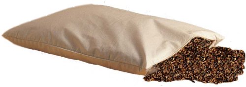 Natur-shop Buchweizen Kissen Buchweizenkissen mit Reißverschluß 40 x 60 cm Cover