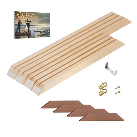 Canvas Frame, 36 x48 Inch Stretcher Bars Wood Kits with Accessories for Oil Painting and Picture Wall Art