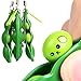 Toysdone Fidget Toy, Fun Bean Fidget Toy Squeeze-a-Bean Soybean Edamame Stress Relief Anti-Anxiety Toy Keychain for Phones Keys Backpack Gift Toy