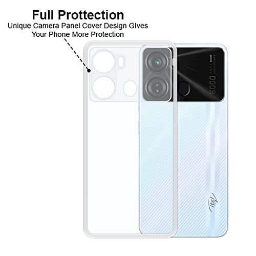 Image of Back Cover for ITEL P40 Back Cover | Slim Soft Back Case for ITEL P40 (Transparent)