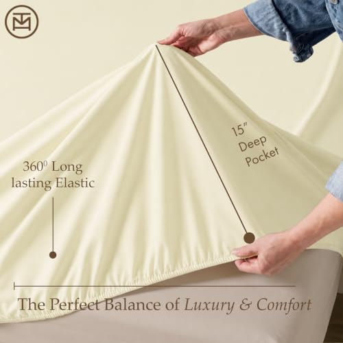 Image of Threadmill 600 Thread Count Cotton Twin Sheet Set, Sateen, White, 3-Piece
