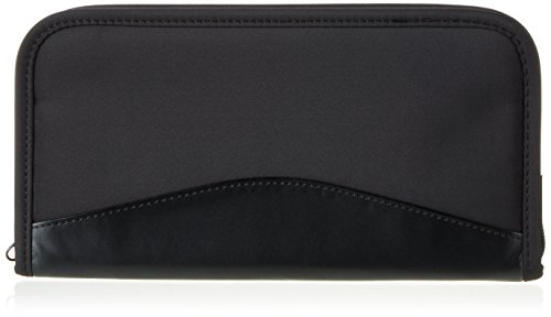 Preisvergleich Produktbild eBuyGB Reise-Dokumententasche mit Reißverschluss, 25 cm, Schwarz