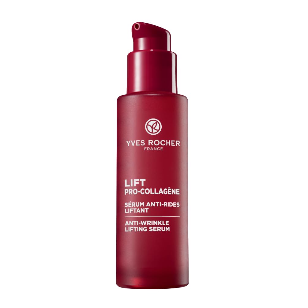 Yves Rocher LIFT Pro-COLLAGÈNE Serum - Innovative Formel mit Kollagen und Hyaluronsäure - Glättet, spendet Feuchtigkeit und polstert auf - 30 ml